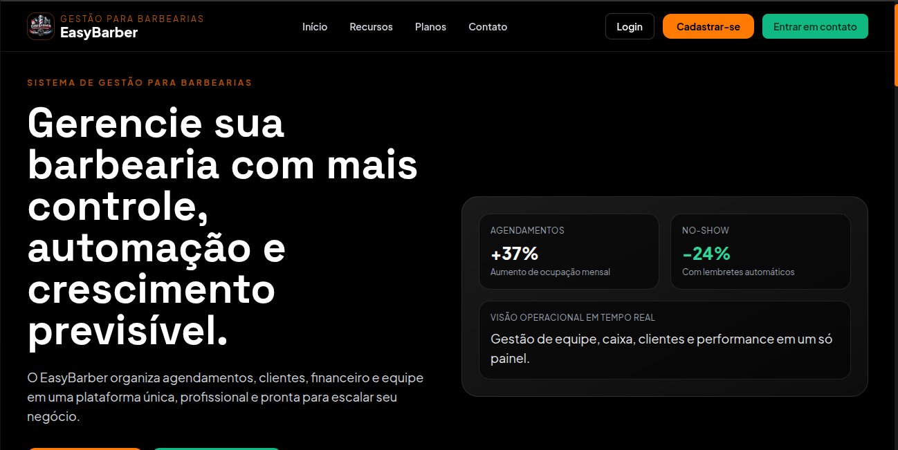 Preview do EasyBarber